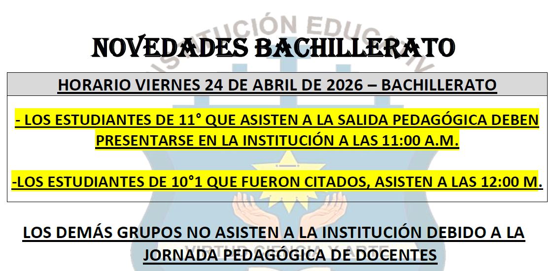 Novedades